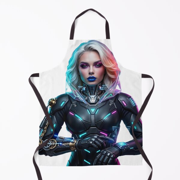 Item preview, Cyberpunk Neon Android Queen designed and sold by ToxicInkArt.
