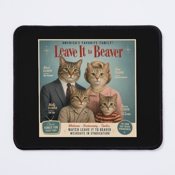 Item preview, EVERMORE966 - FAN ART-LEAVE IT TO BEAVER~ CATS! -1- FAMILY FUN-SAINT JOSEPH, MICHIGAN U.S.A. designed and sold by V3GFX.