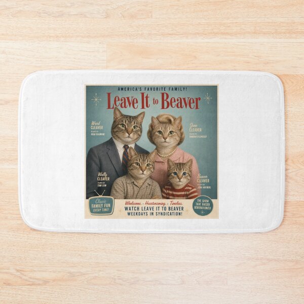 Item preview,   EVERMORE966 - FAN ART-LEAVE IT TO BEAVER~ CATS! -1-  FAMILY FUN-SAINT JOSEPH, MICHIGAN U.S.A. designed and sold by V3GFX.