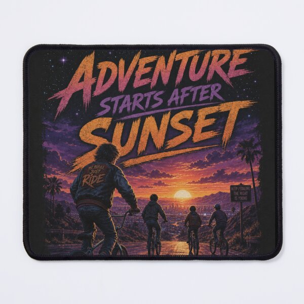 Item preview, Adventure Starts After Sunset | Night Explorer & Outdoor Adventure Design designed and sold by rushaib.