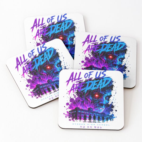 Item preview, All Of Us Are Dead Neon Zombie Apocalypse | Hyosan High School Horror Art designed and sold by novaduman.
