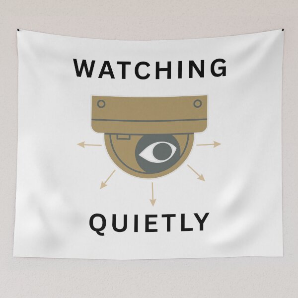 Item preview, Watching Quietly designed and sold by FiberatWorkTechs.