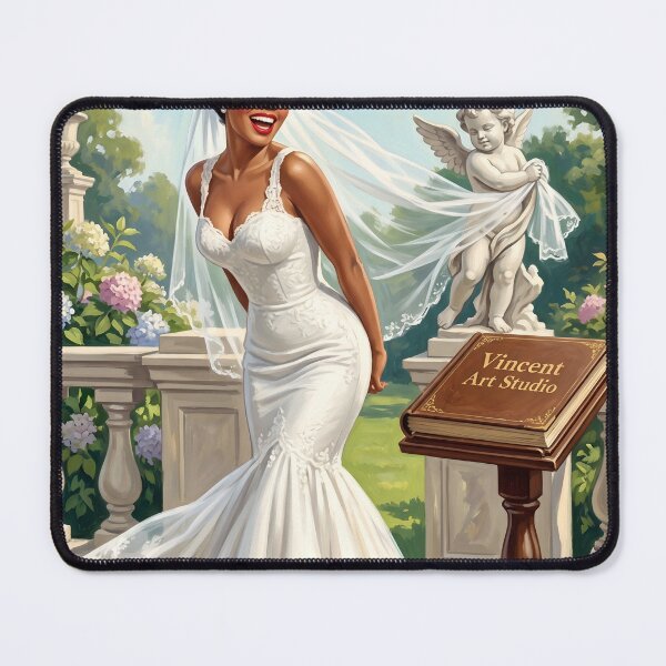 Item preview, 1950s Vintage Bride Magazine Cover Art designed and sold by Vincent-68.