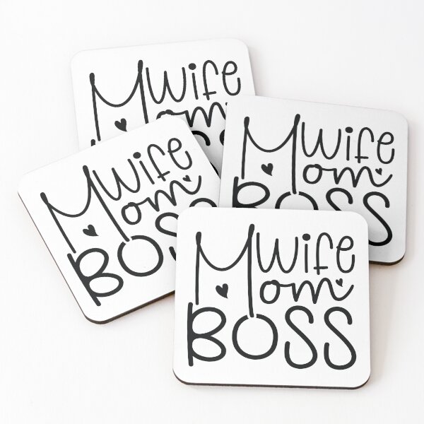 Item preview, Wife Mom Boss - Cute Mothers Day Retro Vintage Floral Aesthetic Mommy Wife Family Grandma Gift designed and sold by FuzionRaptor.