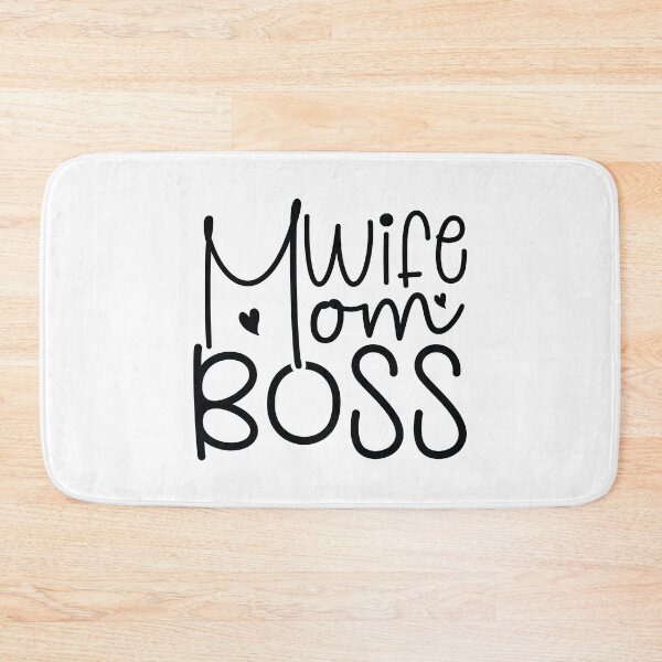 Item preview, Wife Mom Boss - Cute Mothers Day Retro Vintage Floral Aesthetic Mommy Wife Family Grandma Gift designed and sold by FuzionRaptor.