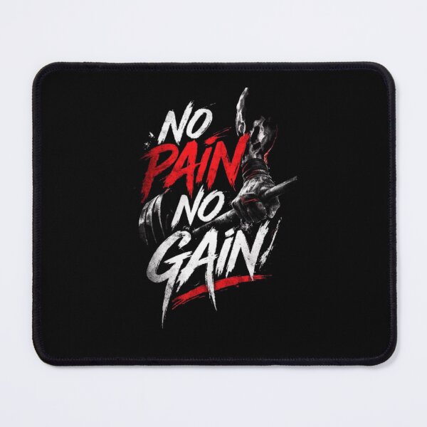 Item preview, No Pain No Gain Gym T-Shirt | Fitness Motivation Quote designed and sold by SimranChhina.