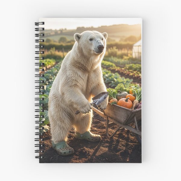Item preview, Polar Bear Harvests Vegetables for the Market designed and sold by Tridentulus.