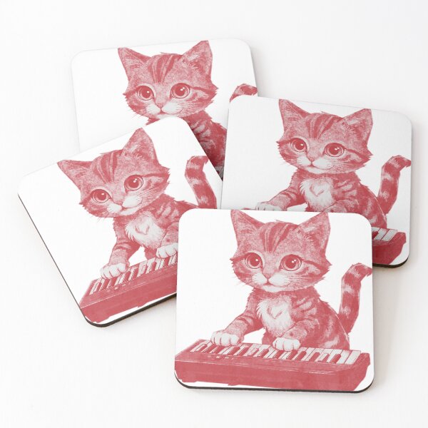 Item preview, Cat Plays Electronic Keyboard designed and sold by kinpirks.