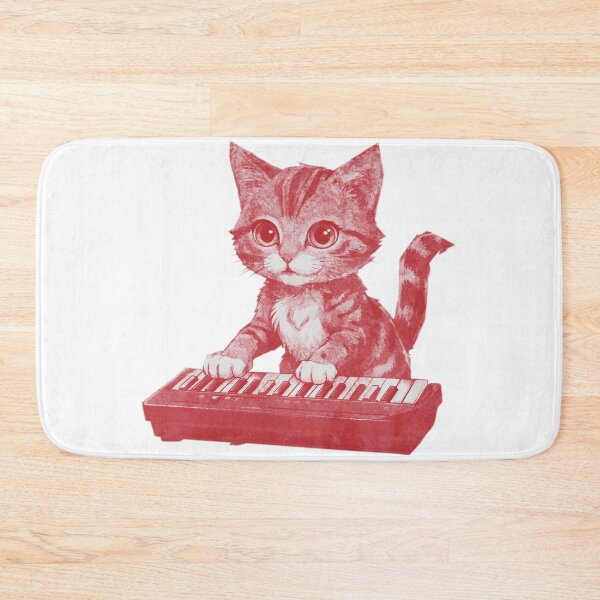 Item preview, Cat Plays Electronic Keyboard designed and sold by kinpirks.