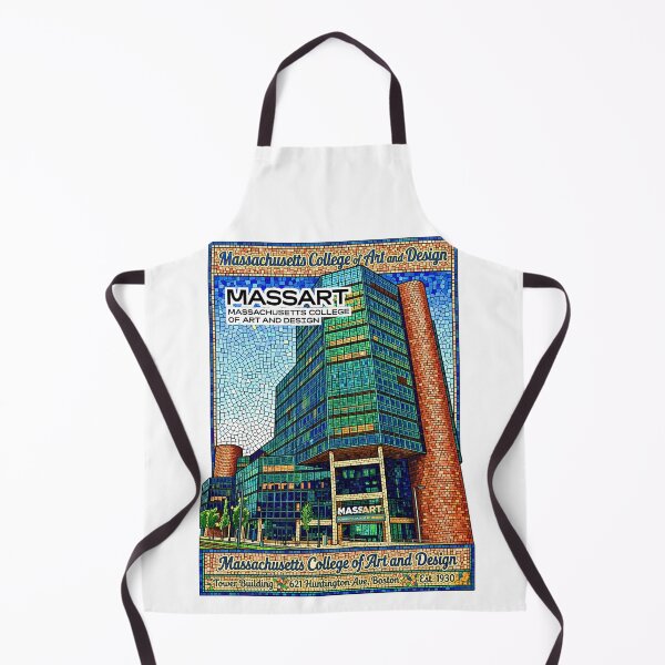 Item preview, Vintage MassArt Tower Building Mosaic Art designed and sold by EvergreenPark - Tee Studio.