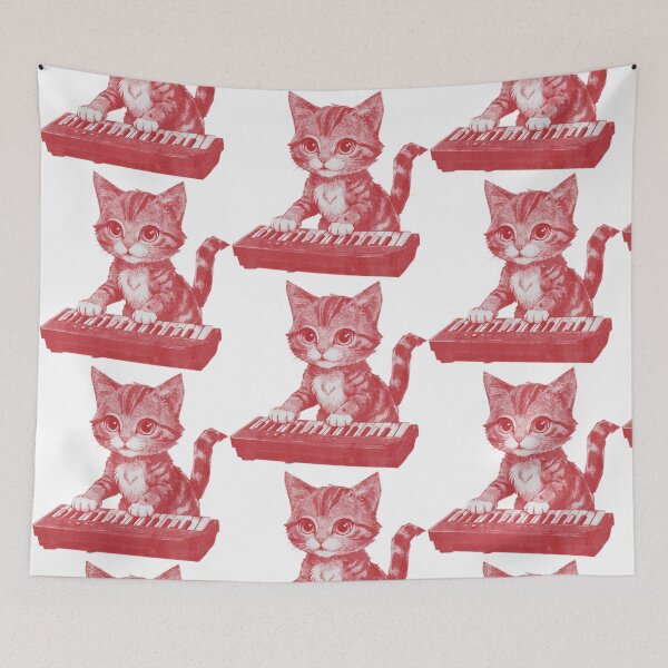 Item preview, Cat Plays Electronic Keyboard designed and sold by kinpirks.