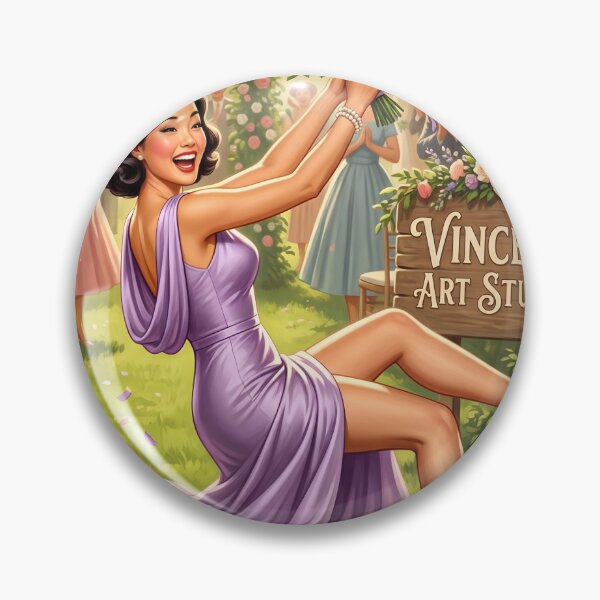 Item preview, Vintage Wedding Celebration Garden Party Illustration designed and sold by Vincent-68.