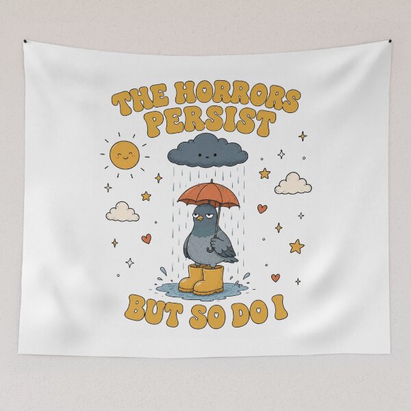 Item preview, The Horrors Persist Pigeon designed and sold by Region.