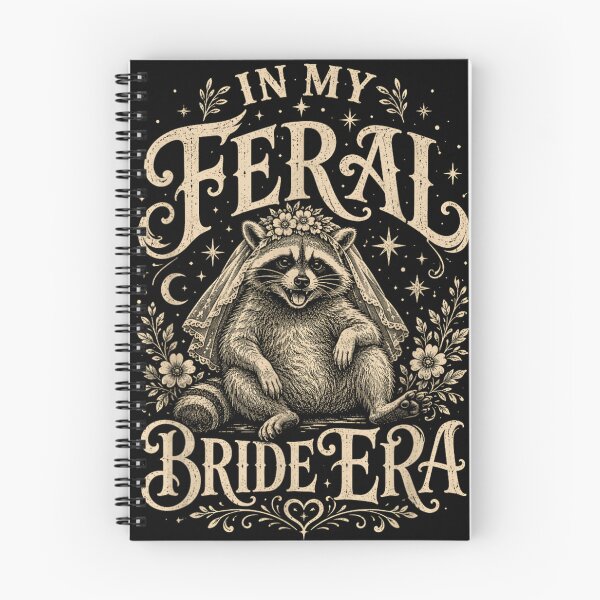 Item preview, In My Feral Bride Era Cottagecore Raccoon Cottagecore Aesthetic Floral Veil designed and sold by LizzyKeiko.