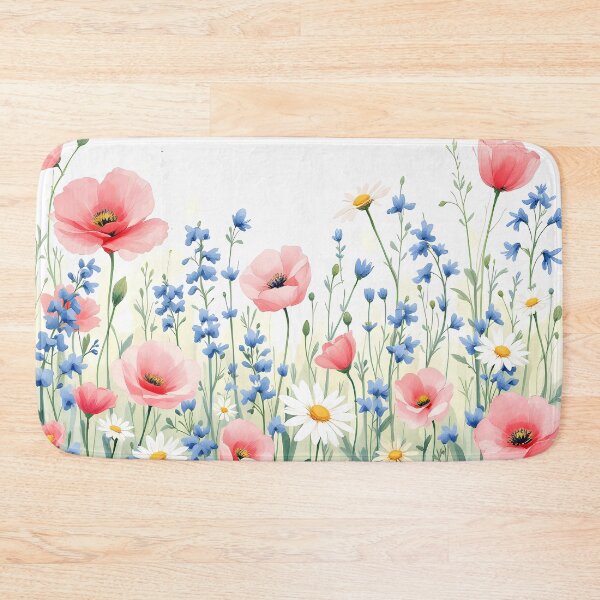 Item preview, Watercolor Wildflower Meadow Floral Design designed and sold by roxysnextgenart.