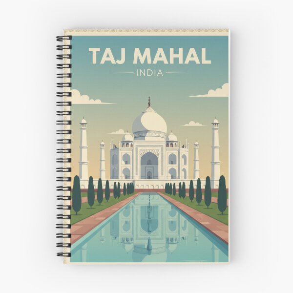 Item preview, Taj Mahal Vintage Travel Art - India designed and sold by Wanderprintt.