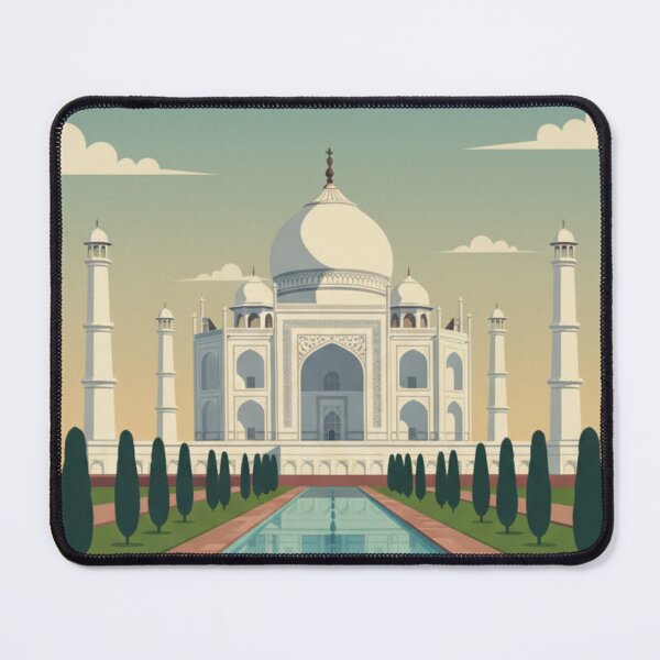 Item preview, Taj Mahal Vintage Travel Art - India designed and sold by Wanderprintt.