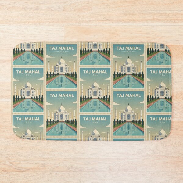 Item preview, Taj Mahal Vintage Travel Art - India designed and sold by Wanderprintt.
