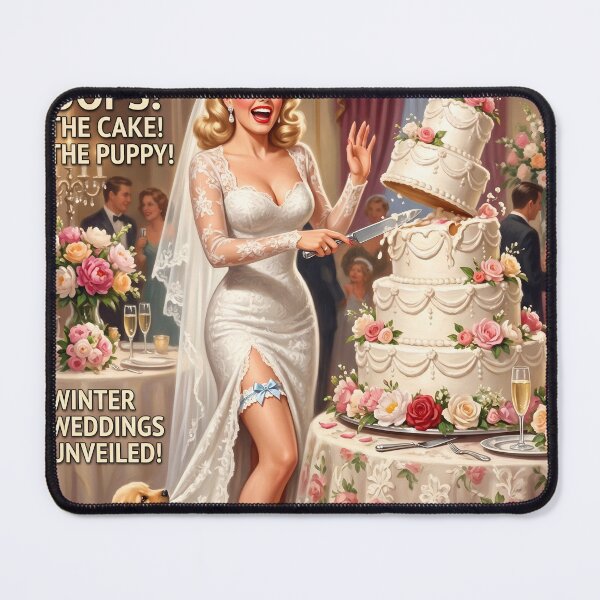 Item preview, 1950s Retro Bridal Mess Pinup Wedding Wall Decor designed and sold by Vincent-68.