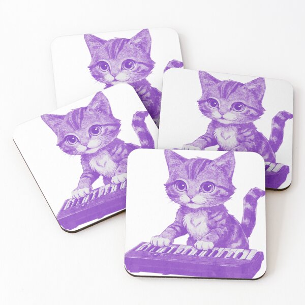 Item preview, Cat Plays Electronic Keyboard designed and sold by kinpirks.