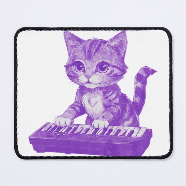 Item preview, Cat Plays Electronic Keyboard designed and sold by kinpirks.