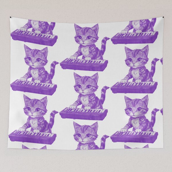 Item preview, Cat Plays Electronic Keyboard designed and sold by kinpirks.