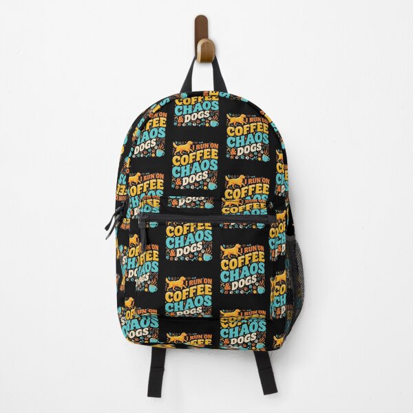 Item preview, I Run On Coffee, Chaos And Dogs Cute Dog Dad Coffee Addict designed and sold by Redgiant87x.