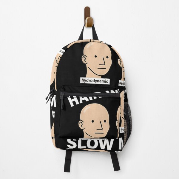 Item preview, Hair Would Only Slow Me Down Funny Bald Head Chart Meme designed and sold by MassonCalepon.