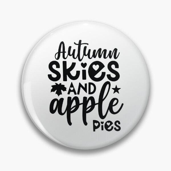 Item preview, Autumn Skies and Apple Pies - Cute Fall Season Retro Vintage Aesthetic Baking Food Lover Gift designed and sold by FuzionRaptor.