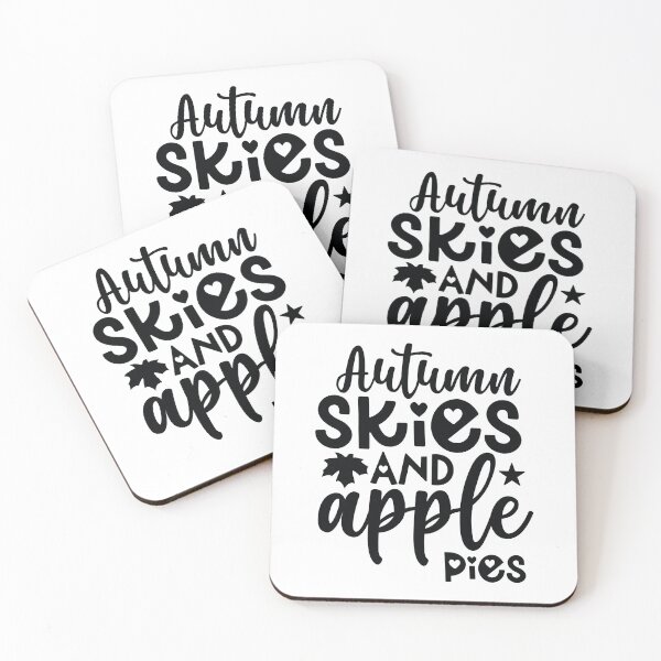 Item preview, Autumn Skies and Apple Pies - Cute Fall Season Retro Vintage Aesthetic Baking Food Lover Gift designed and sold by FuzionRaptor.