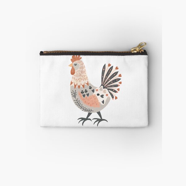 Item preview, Scandinavian Folk Art, Floral Chicken designed and sold by xiao xuans.