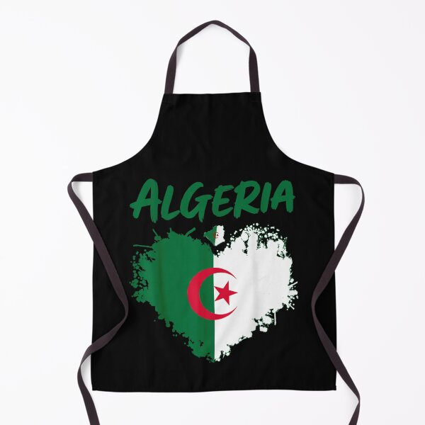 Item preview, Algeria Flag Map Distressed Splatter Heart Patriotic North African Country Silhouette designed and sold by MassonCalepon.