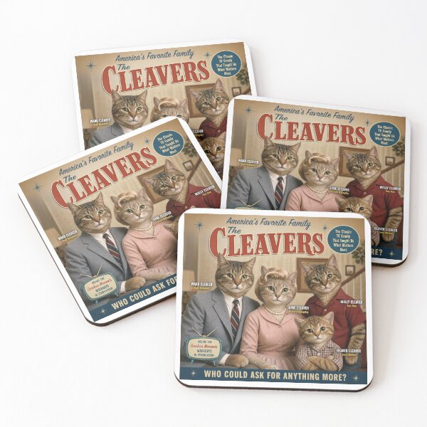 Item preview,   EVERMORE966 - FAN ART-LEAVE IT TO BEAVER~ CATS! -3-  FAMILY FUN-SAINT JOSEPH, MICHIGAN U.S.A. designed and sold by V3GFX.