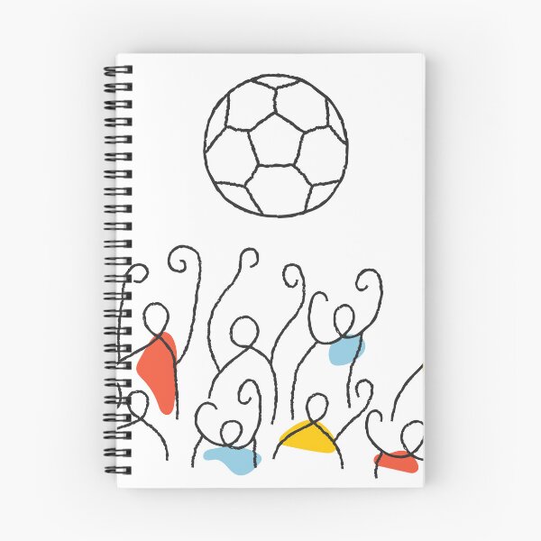 Item preview, Cheering Football Fans Crowd Under Big Ball Design designed and sold by missbobbit.