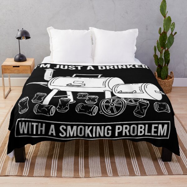 Item preview, Im Just A Drinker With A Smoking Problem Funny BBQ Pitmaster designed and sold by MassonCalepon.