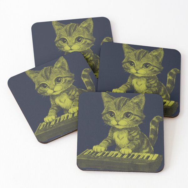 Item preview, Cat Plays Electronic Keyboard designed and sold by kinpirks.