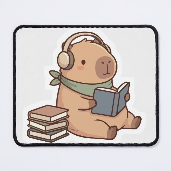 Item preview, Bear Reading Book with headphone designed and sold by Studio 31.