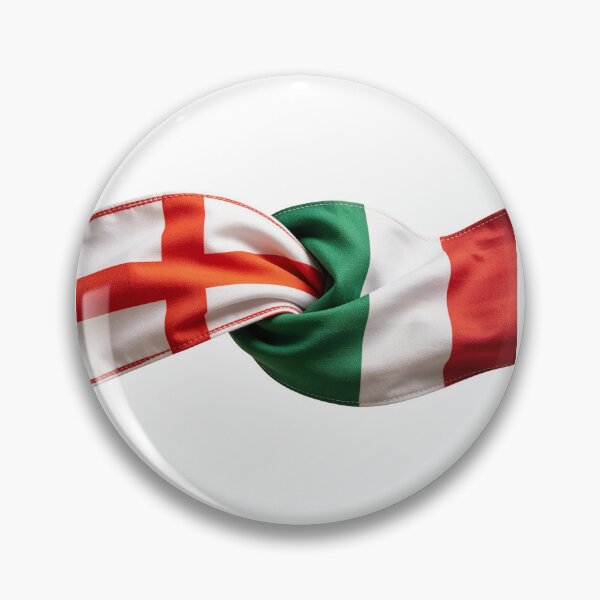 Item preview, England and Italy Flags Entwined designed and sold by TirConnaill.