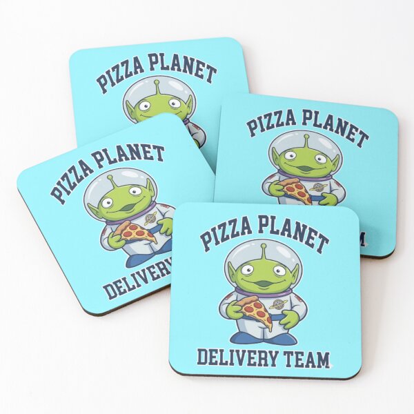Item preview, Pizza Planet Delivery Team - Cute Space Alien designed and sold by My-Hoodies.