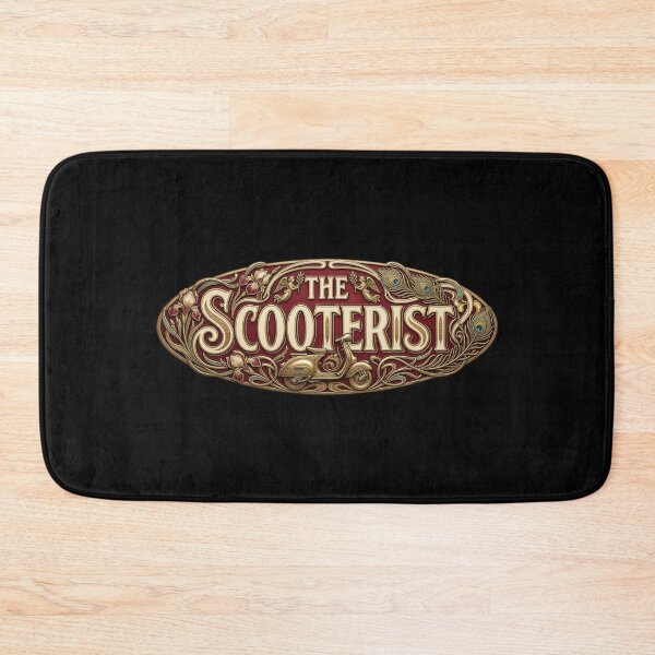 Item preview, The Scooterist Art Nouveau Emblem designed and sold by evrankart.