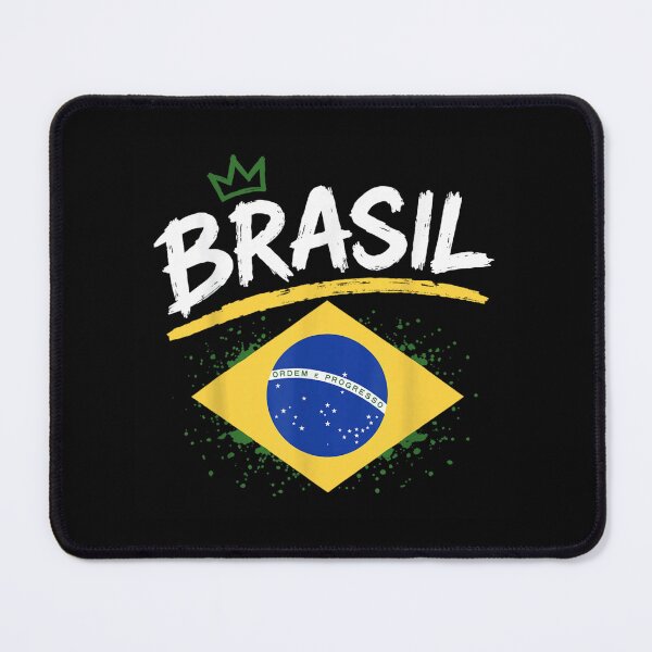 Item preview, Brasil Flag Diamond Emblem Crown Distressed Paint Splatter Soccer Fan Merch designed and sold by MassonCalepon.
