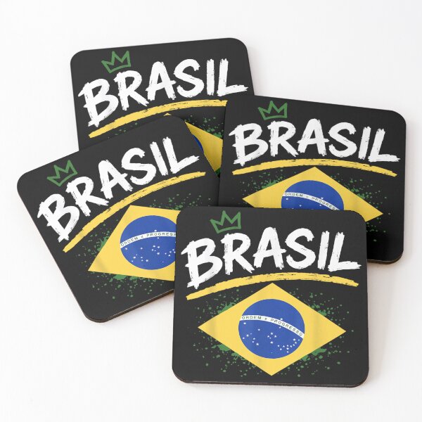 Item preview, Brasil Flag Diamond Emblem Crown Distressed Paint Splatter Soccer Fan Merch designed and sold by MassonCalepon.