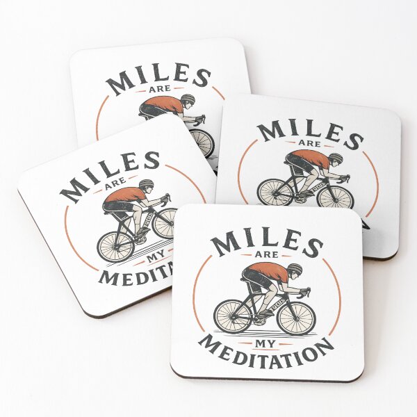 Item preview, Miles are my meditation design designed and sold by Hadderstyle.
