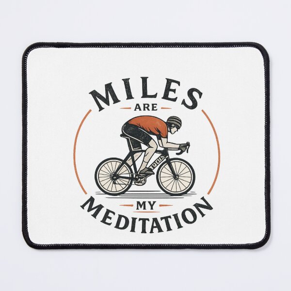 Item preview, Miles are my meditation design designed and sold by Hadderstyle.