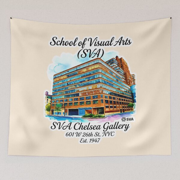 Item preview, SVA Chelsea Gallery Watercolor Art Print designed and sold by EvergreenPark - Tee Studio.