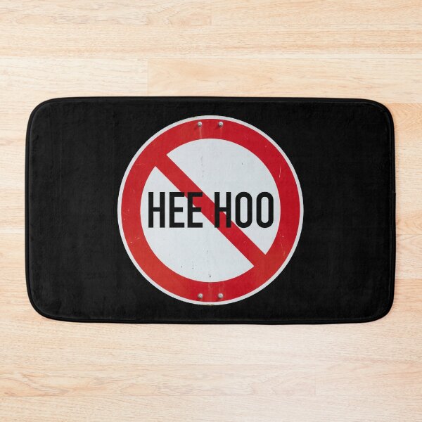 Item preview, No Hee Hoo Hardstyle Techno Rave Sign designed and sold by SPAZE-Typo.