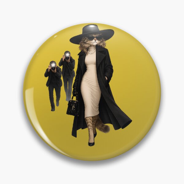 Item preview, Regina and the Paparazzi – Elegant Fashion Cat designed and sold by Caradestrella.