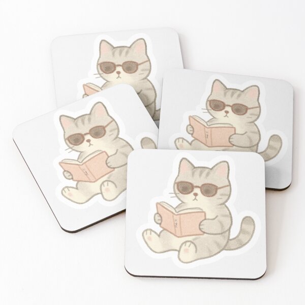 Item preview, Cozy Reader Cat designed and sold by Studio 31.