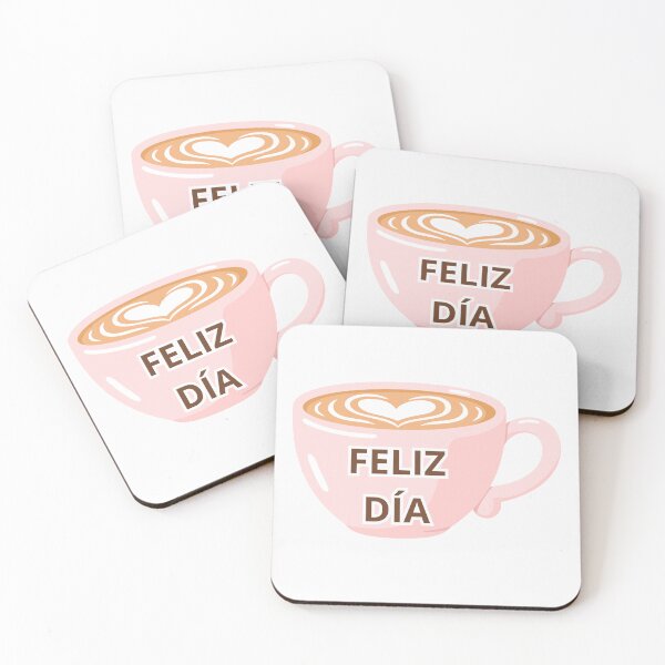 Item preview, Pink coffee mug Happy day designed and sold by Lorens Designs.