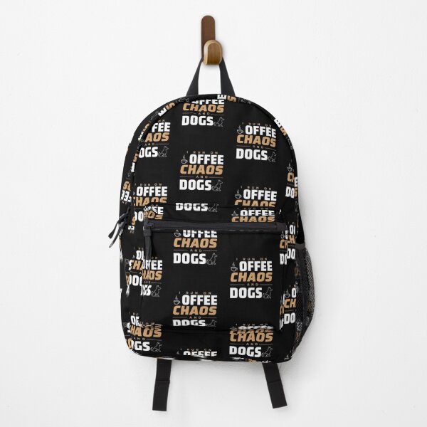 Item preview, I Run On Coffee, Chaos And Dogs Dog Mom Gift for Coffee Lovers designed and sold by Redgiant87x.